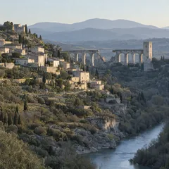 A location reference photograph of a terraced hillside town
